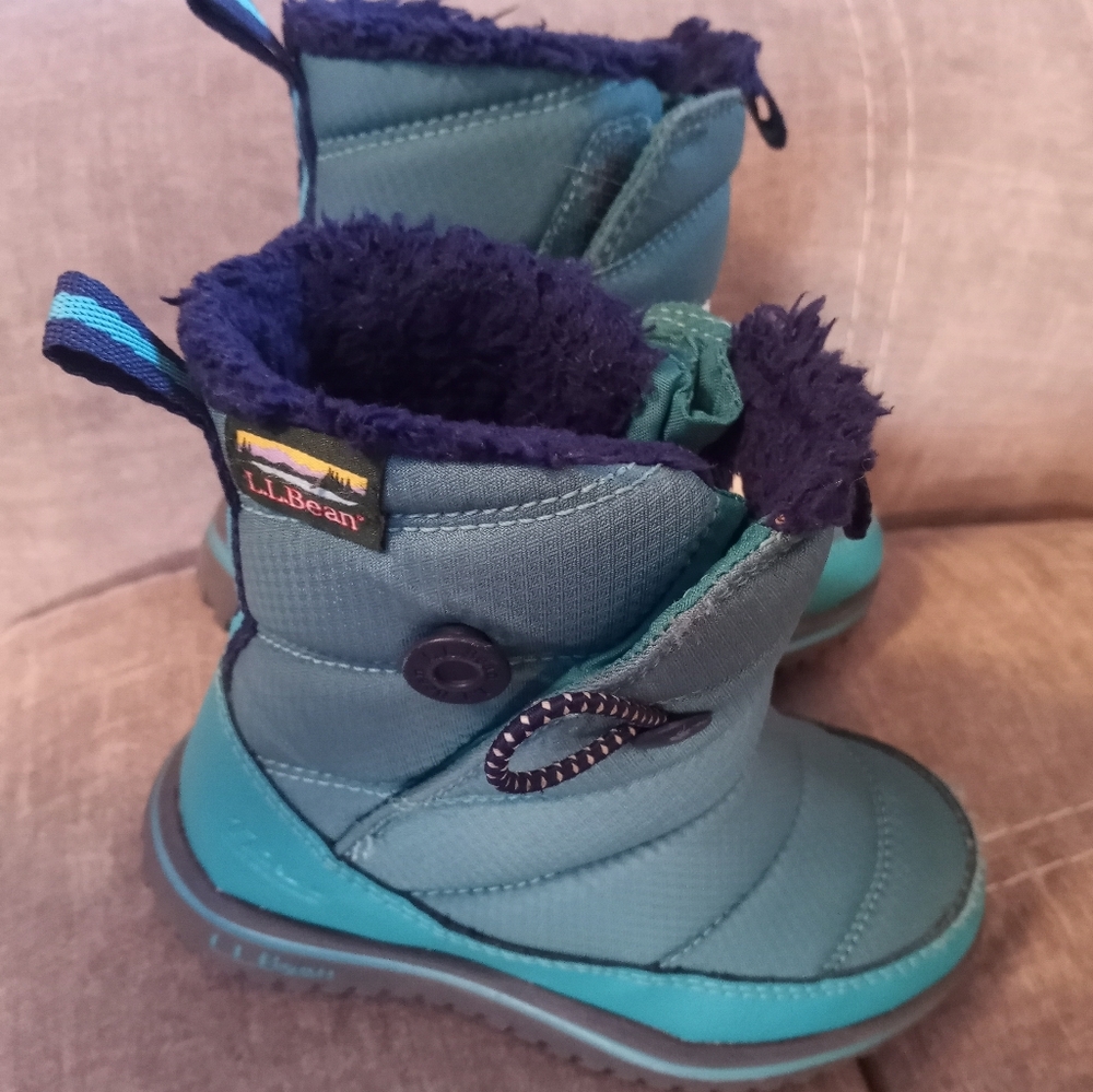 LL Bean Toddler Snow Boots Size 9